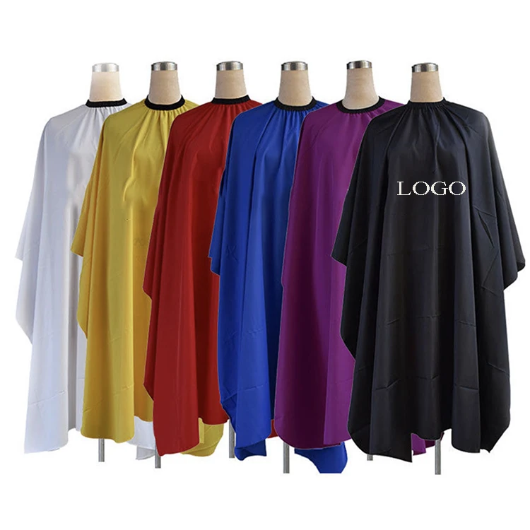 Custom Logo Printed Waterproof Hairdressing Salon Barber Cape