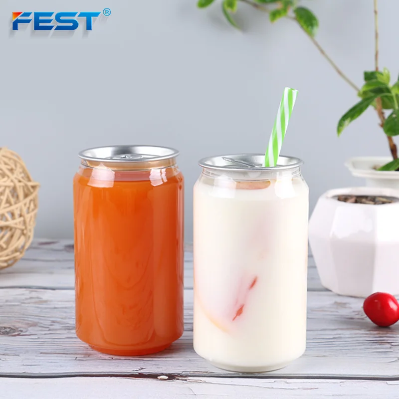 FEST настраиваемый 330 мл 500 600 молочный чай пластиковая бутылка одноразовая пивная и для напитков