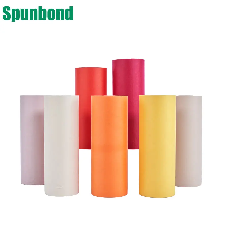 China professional spunbond nonwoven fabric factory PET/RPET/PLA/PA6 nylon spunbond nonwoven fabric price