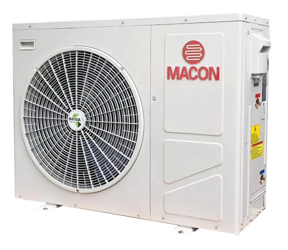 Горячая Распродажа R32 серии хладагента EN14511 Стандартный MACON EVI DC инверторный тепловой насос для домашнего отопления охлаждения и горячей