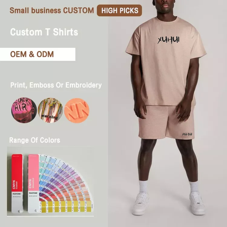 Xuhui Wholesale King Play Same Nylon Custom Logo 100 Polyester Drawstring Shorts Sweatpants Gym Beach Shorts Men