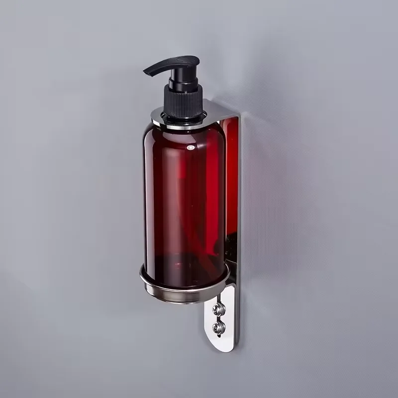 Soap dispenser wall Holder Stainless Steel Rustproof Liquid Soap Bottle Shelf soap dispenser for kitchen sink