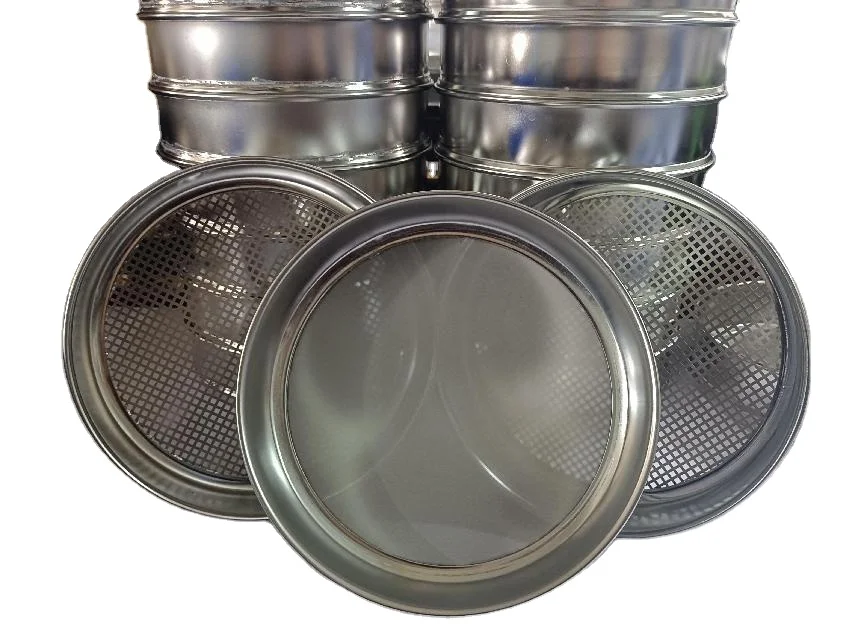 Laboratory 3 5 10 15 20 25 50 Micron Stainless Steel Wire Mesh Test Soil Sieves