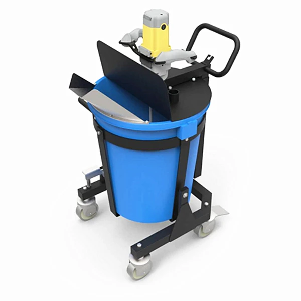 Kinty 100L Mixer Stand Station Epoxy Floor Self-leveling Materials Paint Oil Mixing Mixer 2050W
