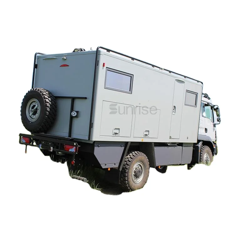 Customized 18 20ft Isuzu on Camper 4x4 slide in truck bed camper expedition vehicle truck camper shell truck