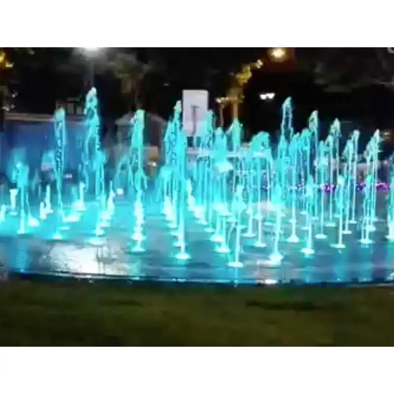 Outdoor Music Dancing Fountain Program Controller Square Dry Fountain