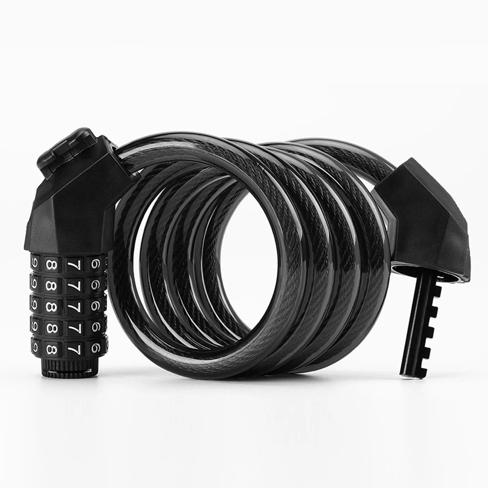 FMFXTR 2023 Лидер продаж велосипедный Противоугонный кодовый замок пятипозиционный портативный более толстый и длинный стальной кабельный