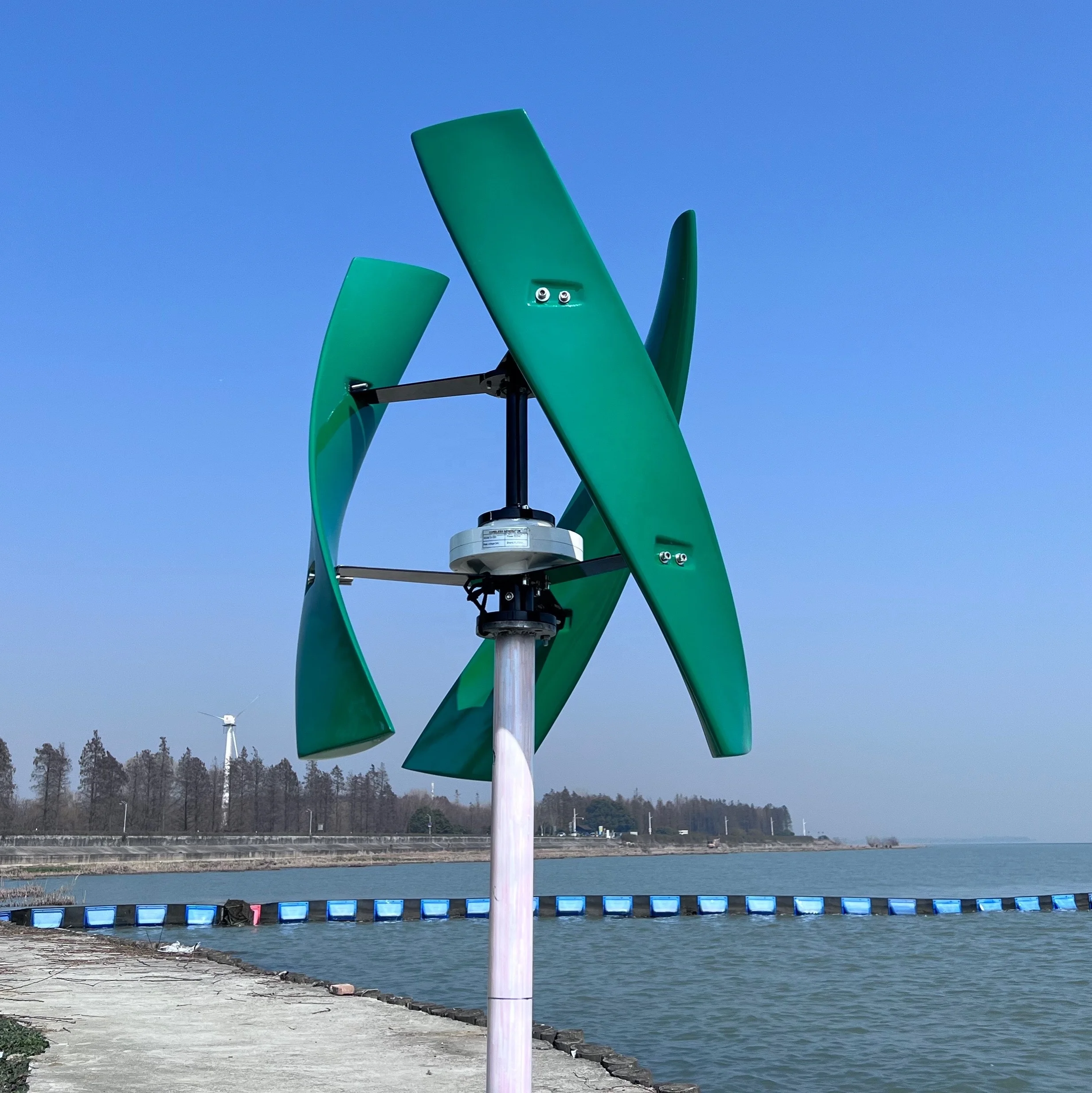 Wind Turbine Generator 6Kw 96V 120V Vertical Axis High Efficient 2000W 2Kw 3Kw 5Kw 5000w Wind Turbine With On Grid Inverter