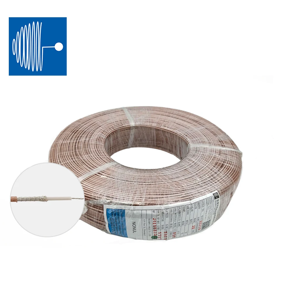 RG 178 30AWG single core  FEP insulation Power Coaxial Cable  extension cable electrical wire for CCTV  system