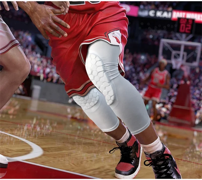 Benken Basketball Honeycomb Neoprene Compression Knee Sleeves Pad Support Knee Brace