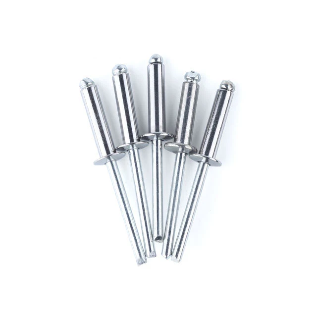 Round head rivet  ISO 15977    DIN 7337    GB/T 12618    blind rivet    has different colors head