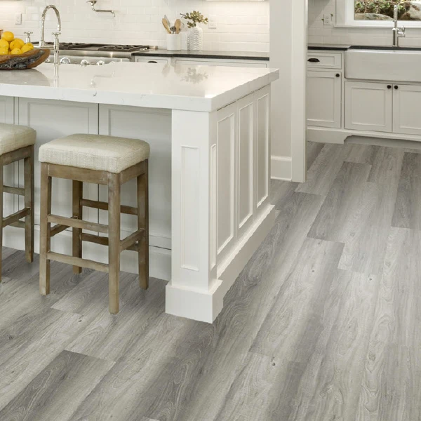 Waterproof SPC Flooring: 8mm Thickness with Underlayment Included