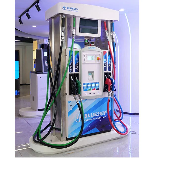 Bluesky Electric Mechanic Novelty Fuel Dispenser 2 Nozzle Fuel Dispenser Smart Fuel Dispenser