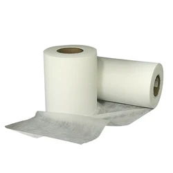 JUHUA GSM Customized Soft Diaper Surface Sheet Raw Material Hot Air Through Nonwoven Hydrophilic Non Woven Fabric