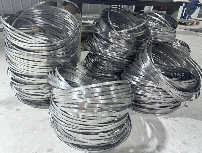 butcher commercial processed food 2080mm 82in meat and bone cutting band saws blade for machine cutting bone saw blade