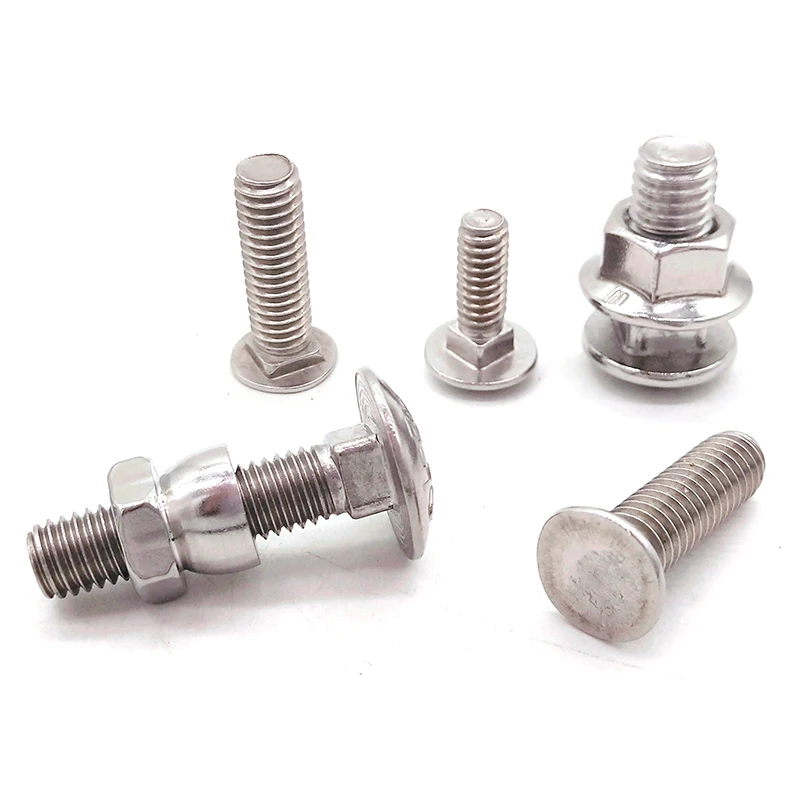 Высококачественный болт каретки из нержавеющей стали 316 с плоской головкой для лифта полной