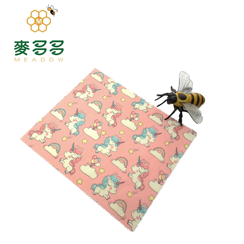 professional cheap beeswax wrap reusable food wraps vegan pineapple
