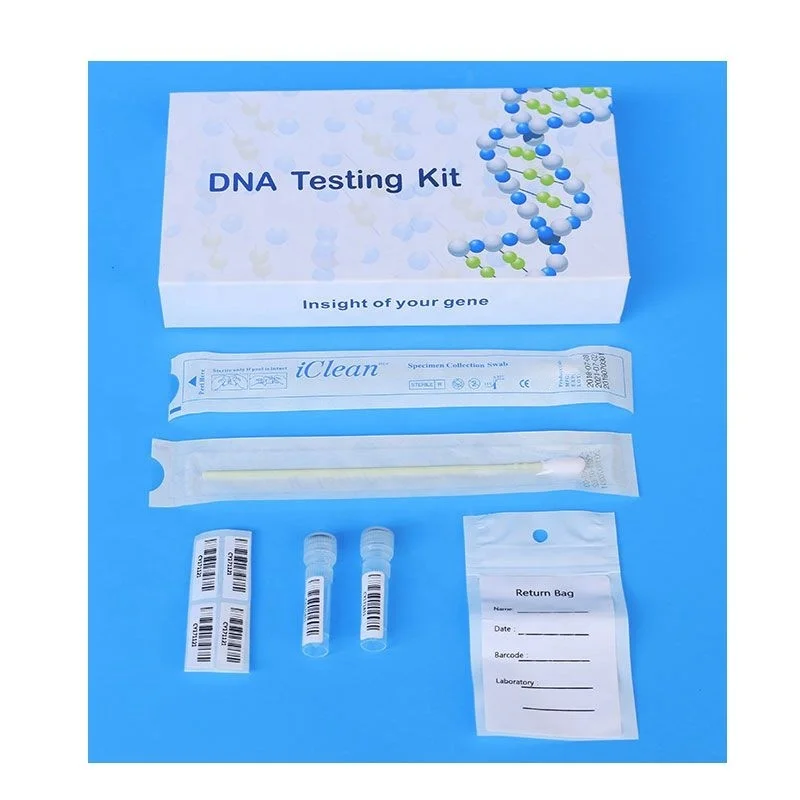 CE ISO certified mircrobiology Home saliva fecal DNA Testing swab collection Kit for molecular diagnostic