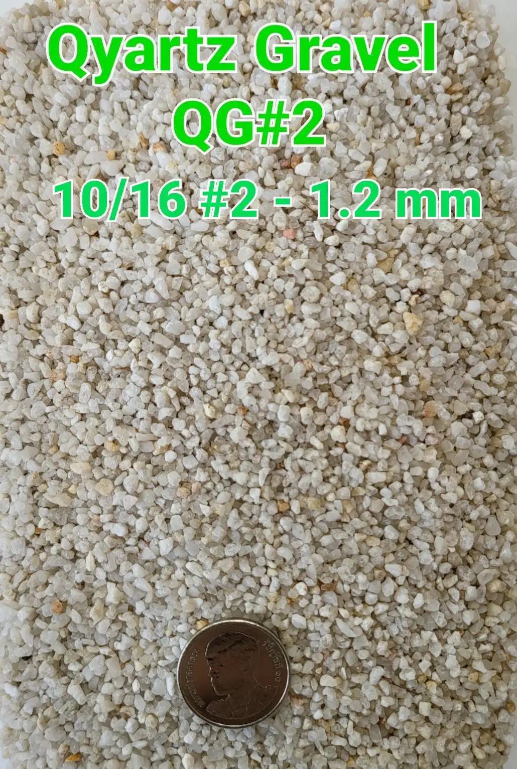 Non-Metallic Mineral Deposits of Silica Sand and Quartz Gravel QG #2 10/16 #2-1.2 mm Good Quality Chemicals from Thailand