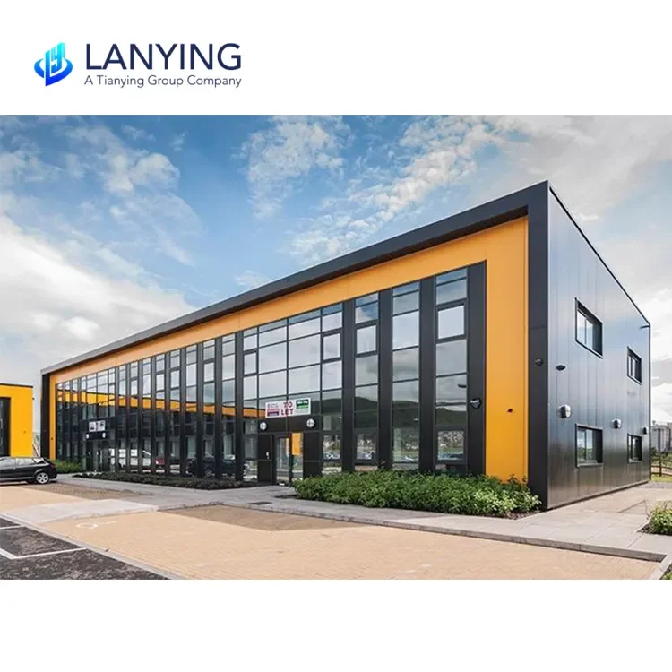 Steel structure multi-story apartment building metal frame car showroom