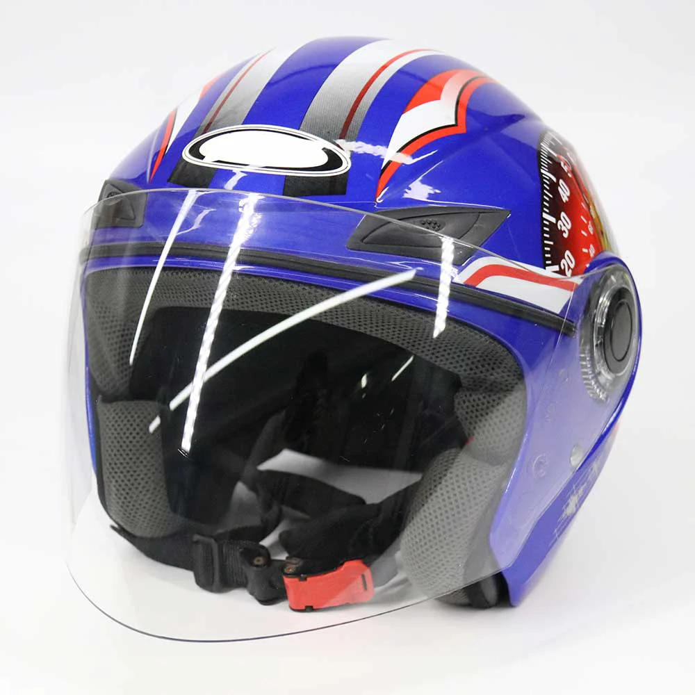Custom Classic Retro Motorcycle Helmet with visor ECE  Approved Head Protected  Helmet