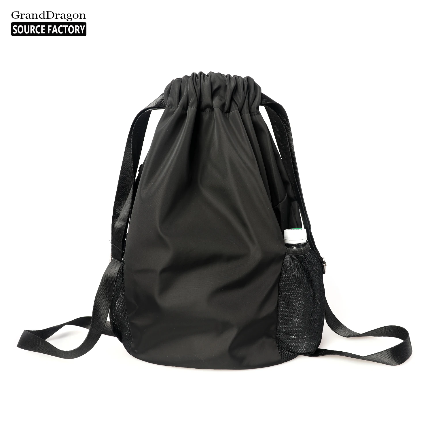 Custom Logo Folding Drawstring Gym Bag Sports String Backpack Drawstring Backpack for Travel Sports