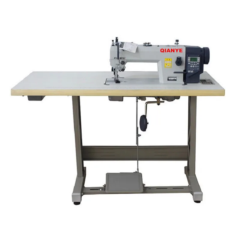 Qy0303d3 компьютерная синхронная швейная машина с одной иглой для промышленного багажа и кожаной одежды