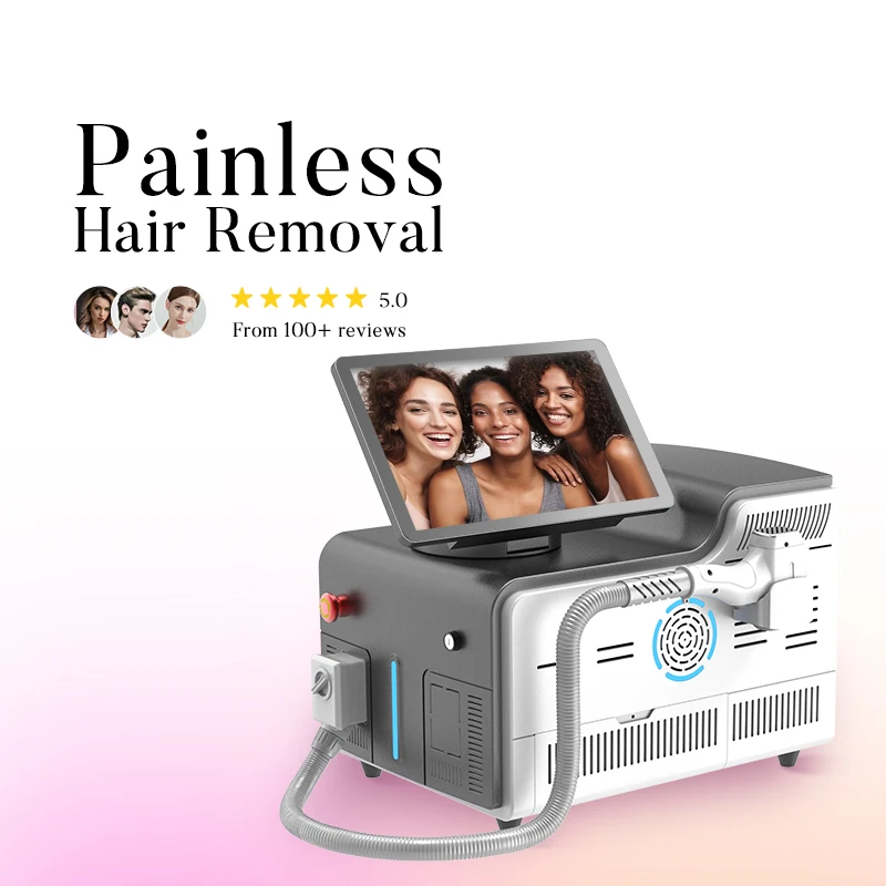 3 wave length diode laser hair removal machine portable diode laser hair removal supplier laser hair removal android