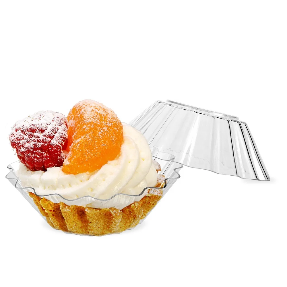 Shantou manufacturer direct disposable 4.2ml clear PS flower shape dish