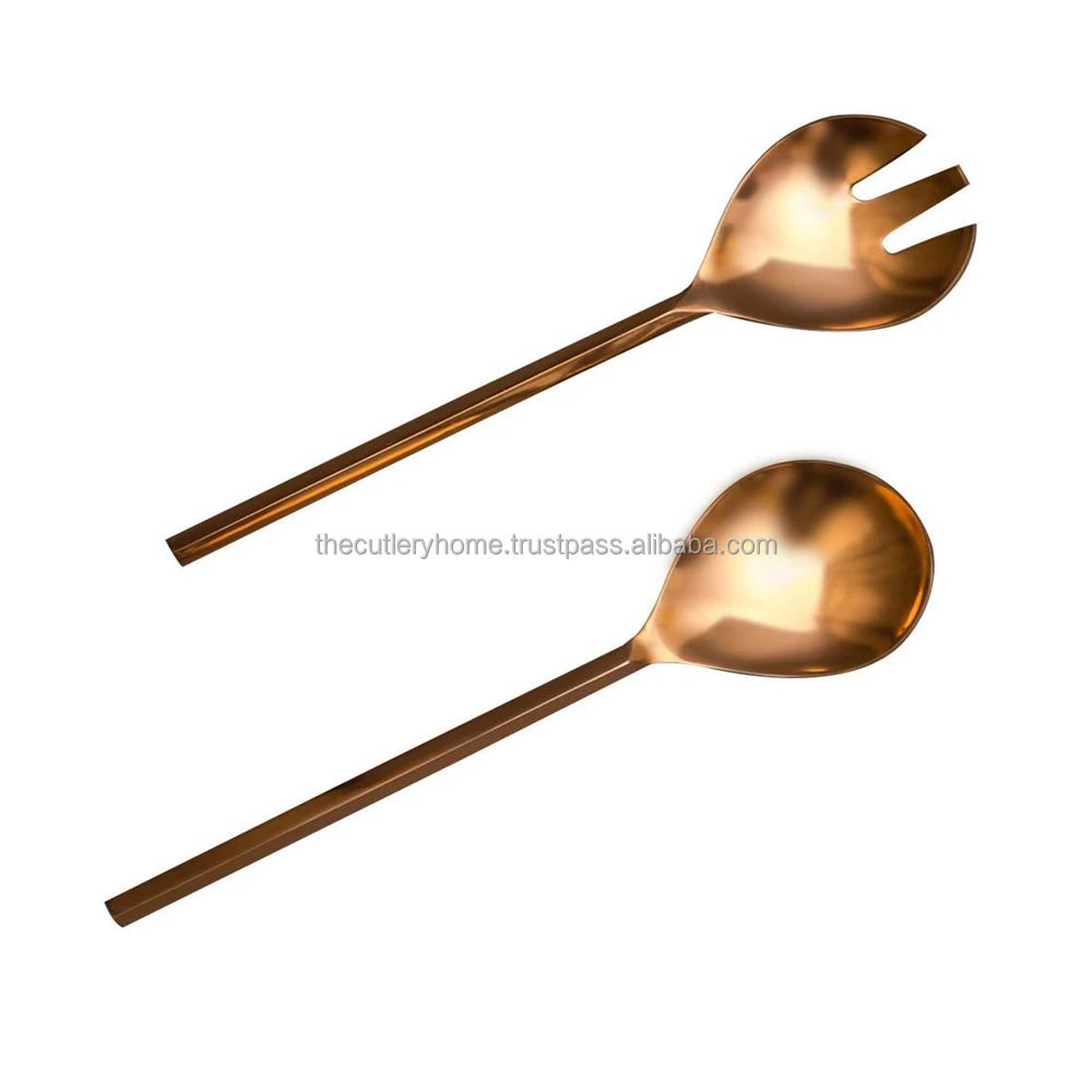  Набор серверов для салатов из нержавеющей стали уникальный недорогой причудливый сервиз ручной работы роскошные декоративные столовые приборы набор