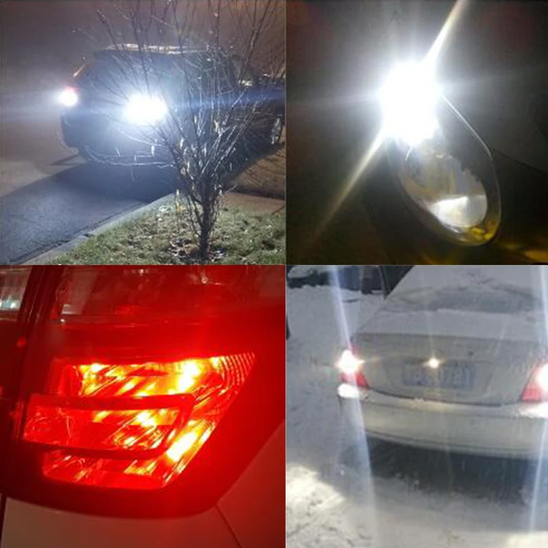 1156 BA15S P21W LED Reverse Light T20 W21 7440 Car Bulb T25 3156 P27W Auto LED Backup Light 12V 24V Red Blue Amber Green White