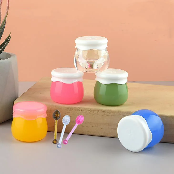 Stock New style Cosmetic Packaging Colorful Plastic Acrylic Jar
