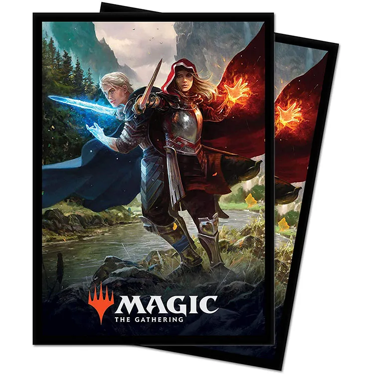 Custom Printed Logo High Quality 66*91mm Clear Plastic Magic mtg Game Card Sleeves