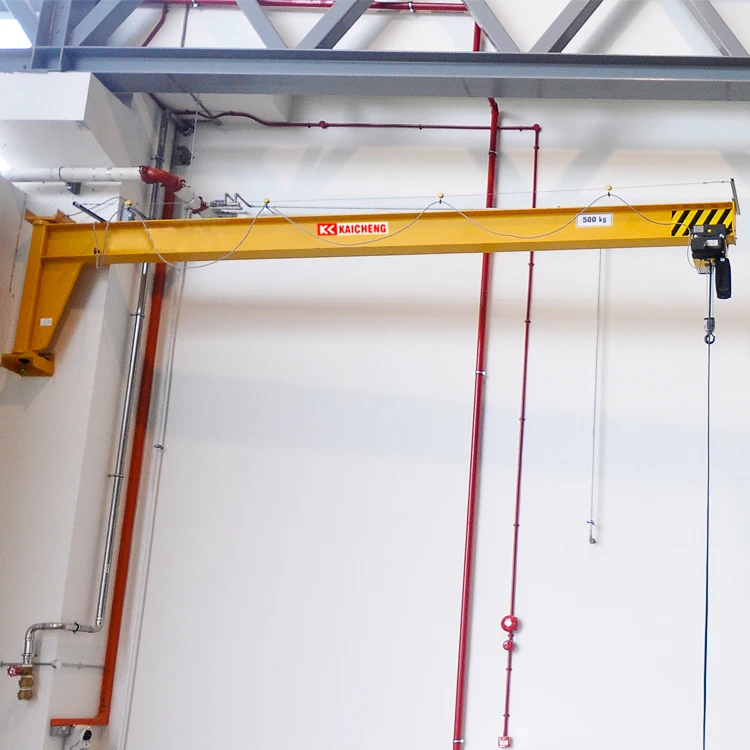 Extra long service life,sturdy and durable electric hoist jib crane 500kg made of top grade high strength steel