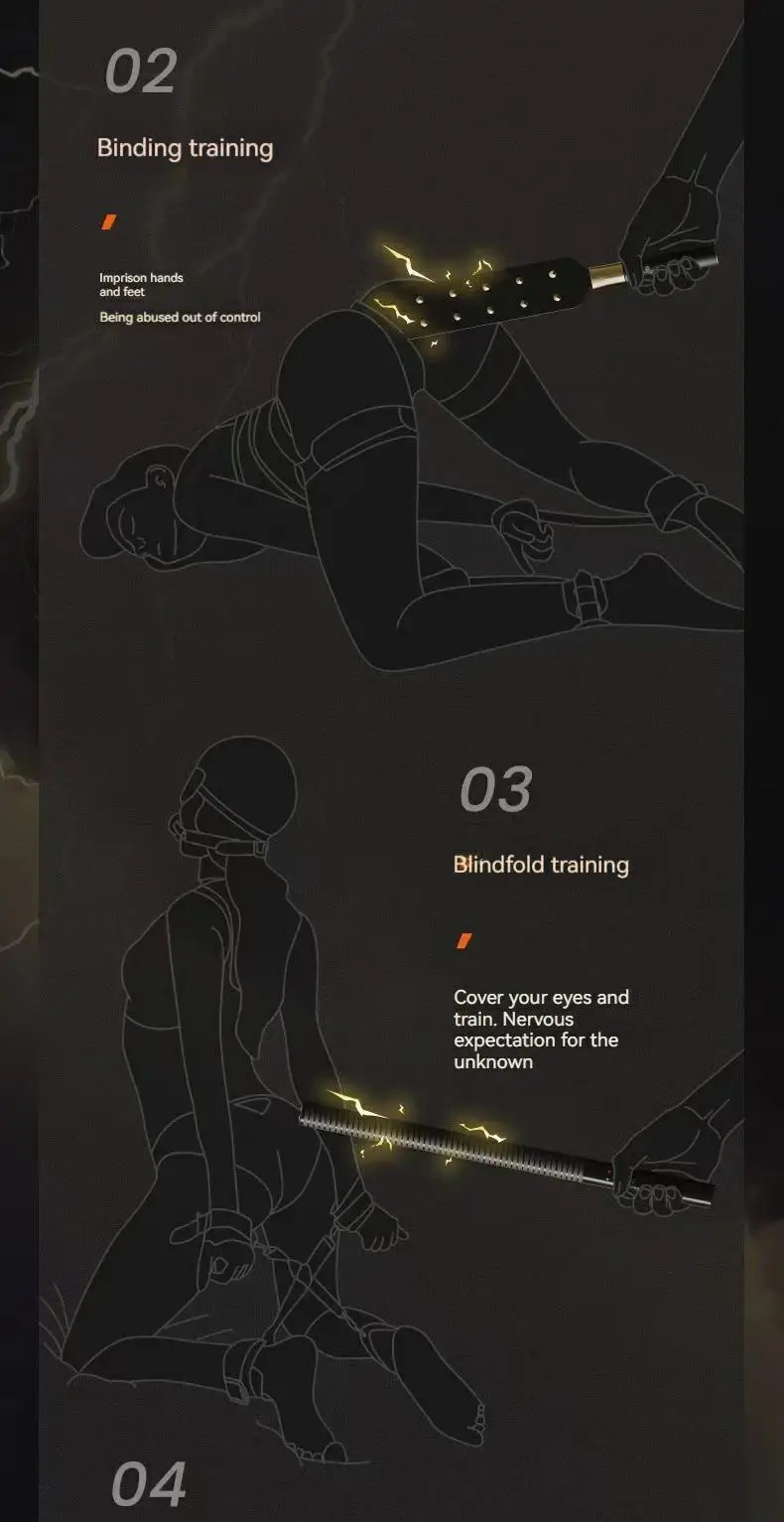 BDSM Sex Toys Erotica Queen Training Masochism Whip Stunner  k9  sex toys