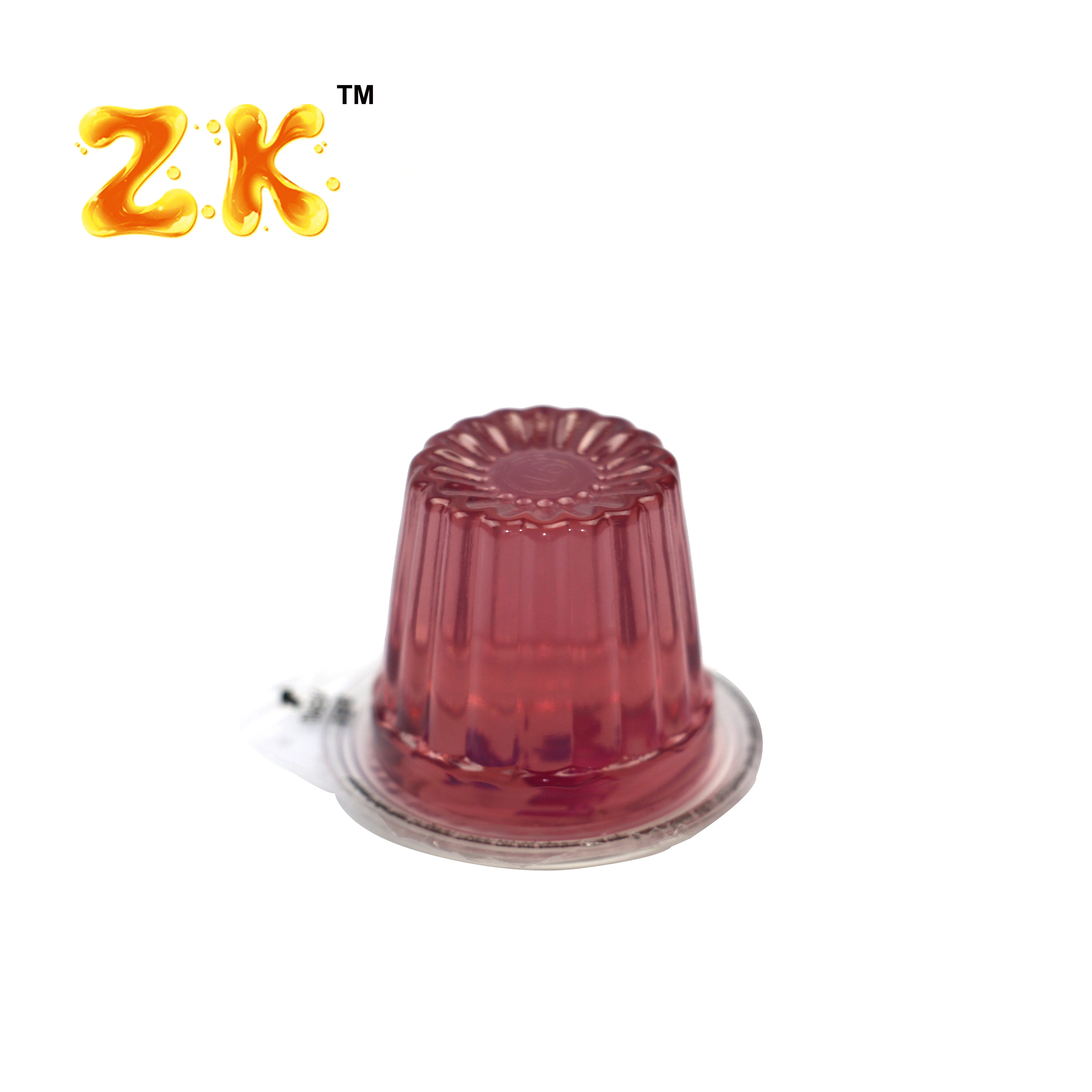 ZK or OEM brand packing in jar assorted mini fruit jelly