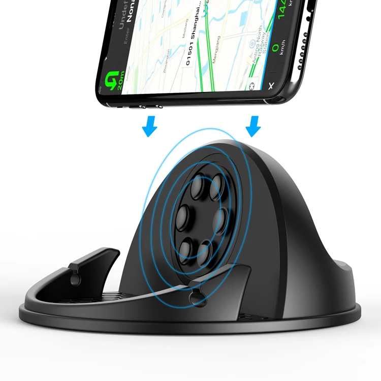 Silicone anti-slip dust-proof mobile phone car wireless charger mobile phone holder