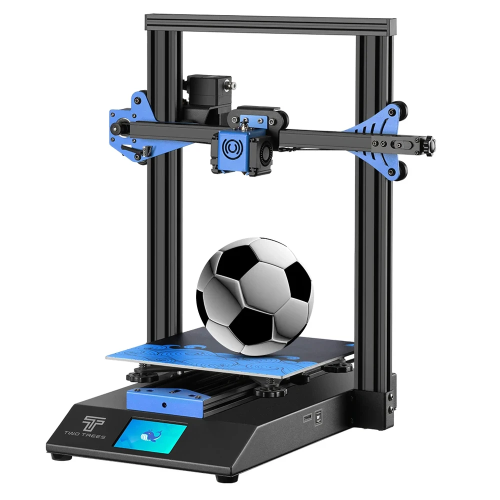 Twotrees Home Use BLU-3 3D Printing Machine ROHS CE FCC Certification Impressora Drucker 3D Printer Big Size with PLA Filament