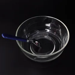 custom red glass salad bowl crystal sugar bowl 14mm glass bowl