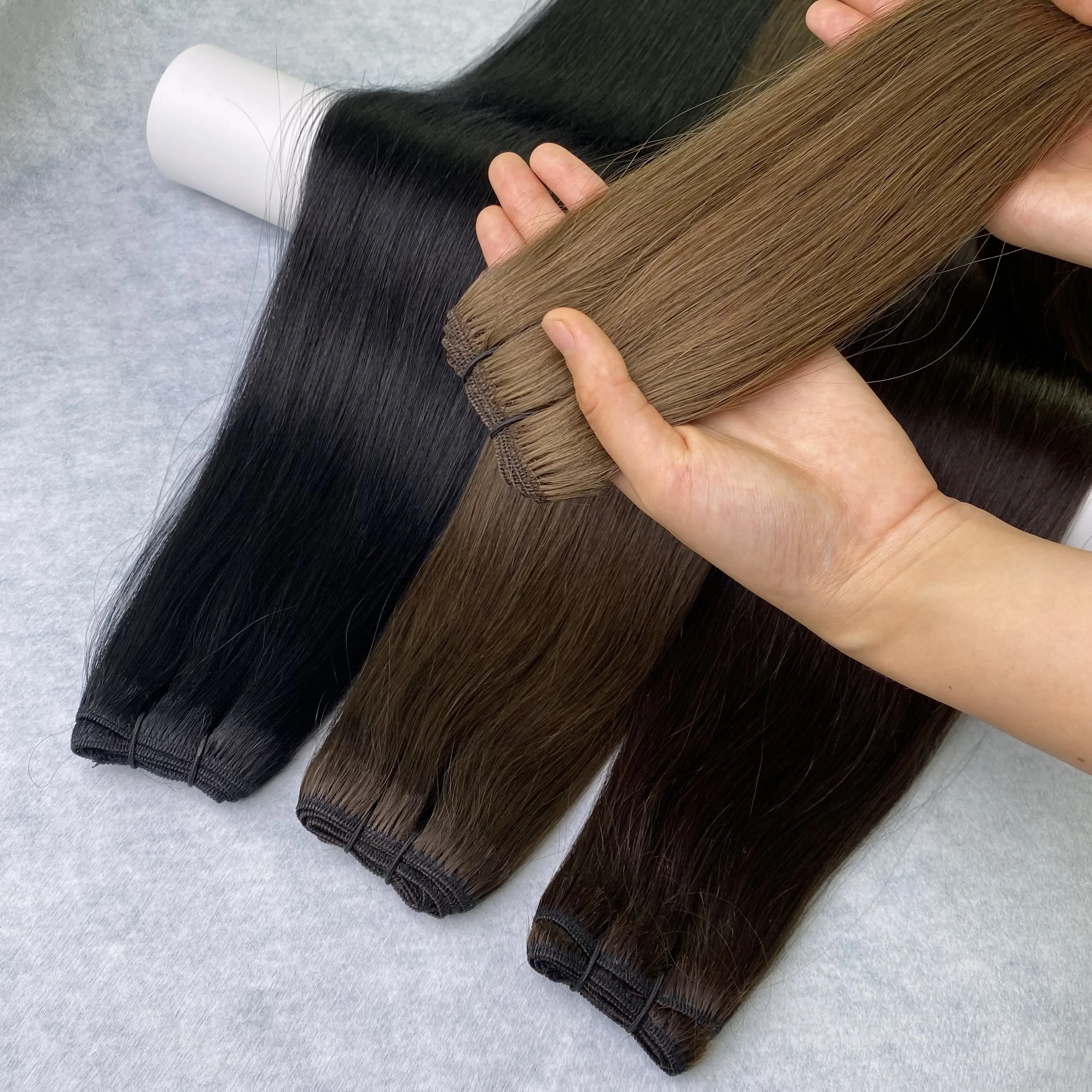 Wholesale Raw Mink Human Hair weave Bundle Virgin Hair Vendors Sample Virgin Hair Weaving