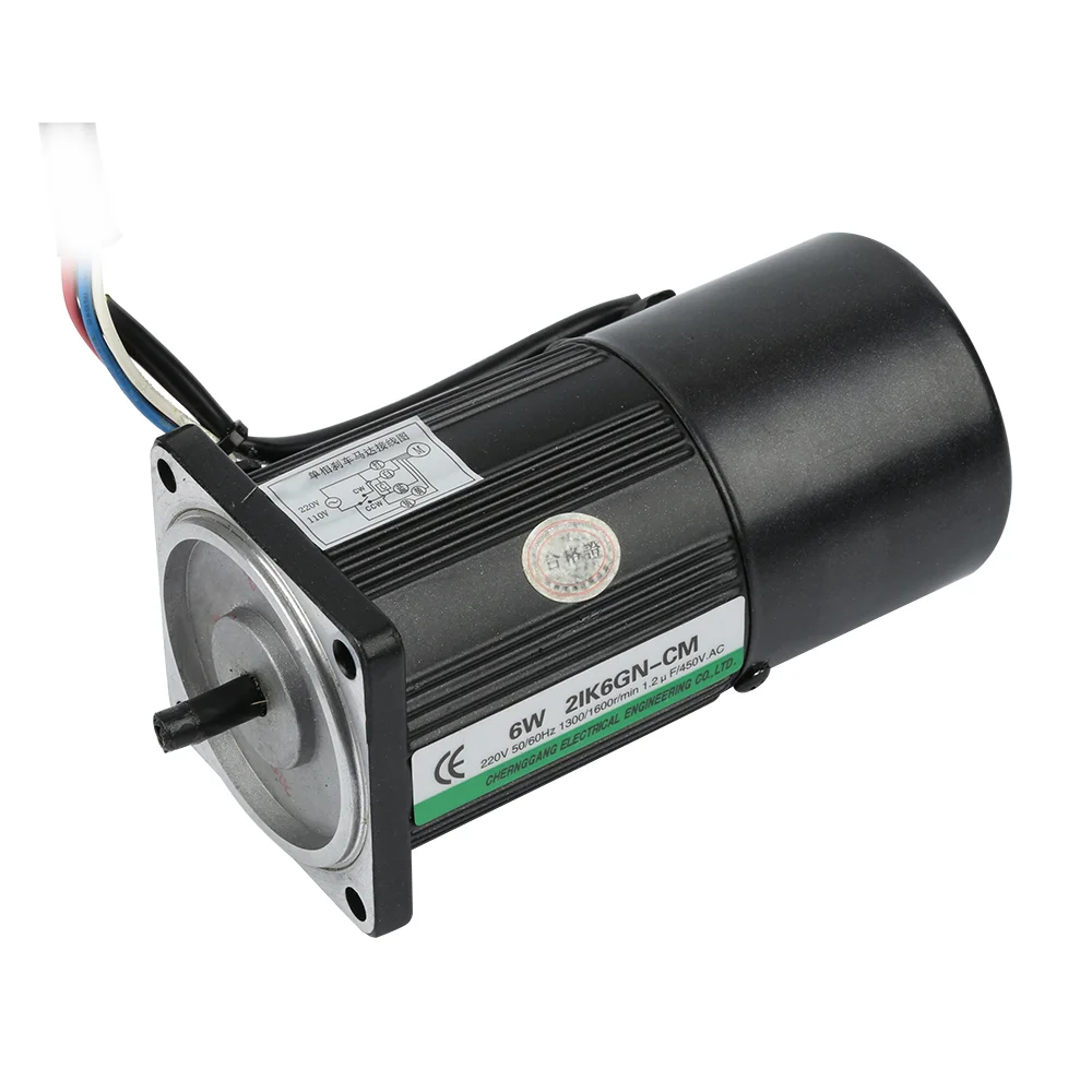 6W 220V Speed Control Motor 2IK6RGN-C with Gear Head 2GN 5K/2GN 12.5K/2GN 36K/2GN 120K/2GN 200K