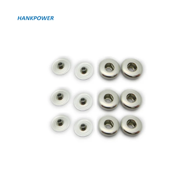 10MM combined 4.0mm female ecg snap buttons for massager electrode match with 3.3-3.5mm male button