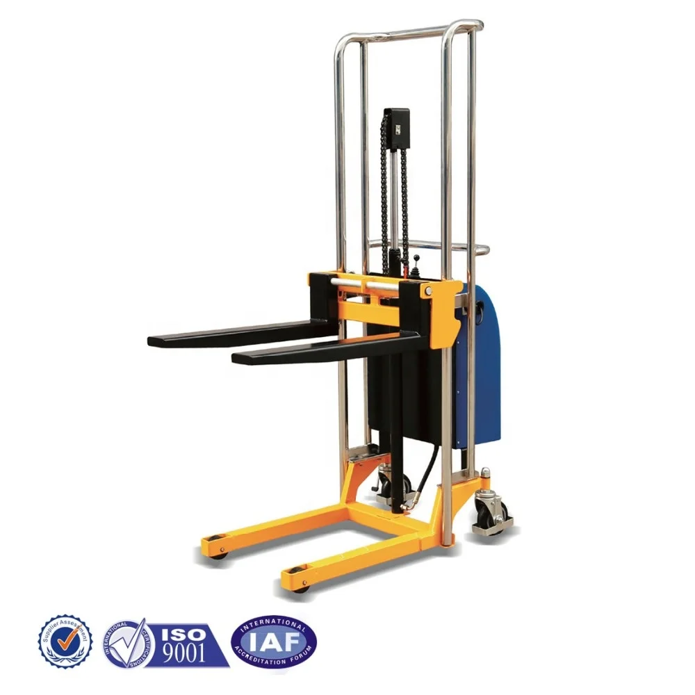 
Электрический гидравлический вилочный подъемник вилочный погрузчик полу-поддон штабелер 