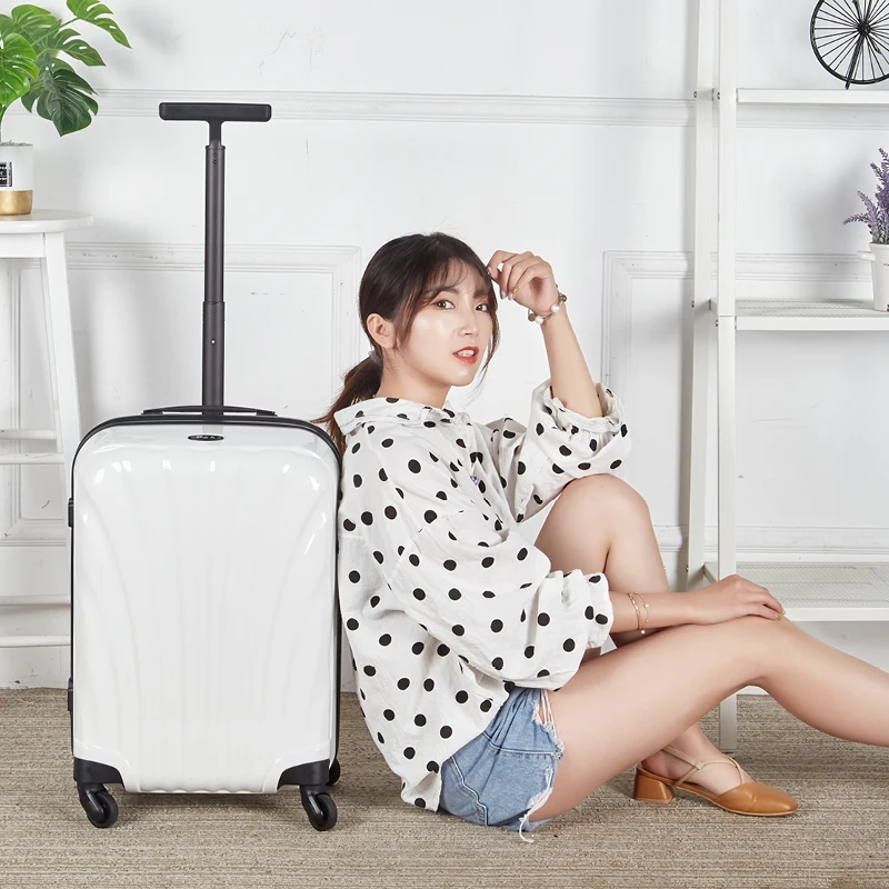 Travel Luggage Bag 3 Pieces Trolley Luggage Set Suitcase Factory Wholesale Pc Unisex Style Spinner Lock Colorful Material Gender
