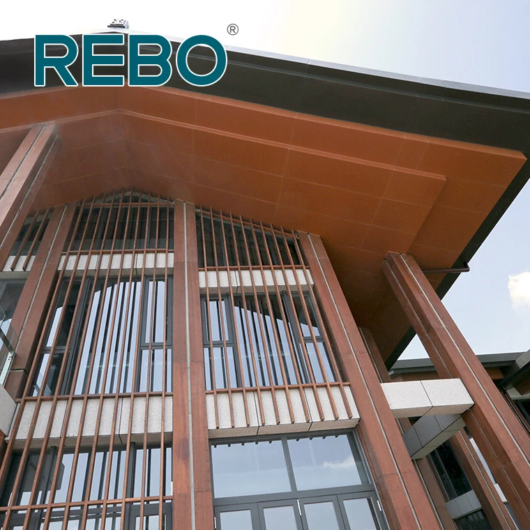 Внешняя бамбуковая деревянная облицовочная панель из бамбука