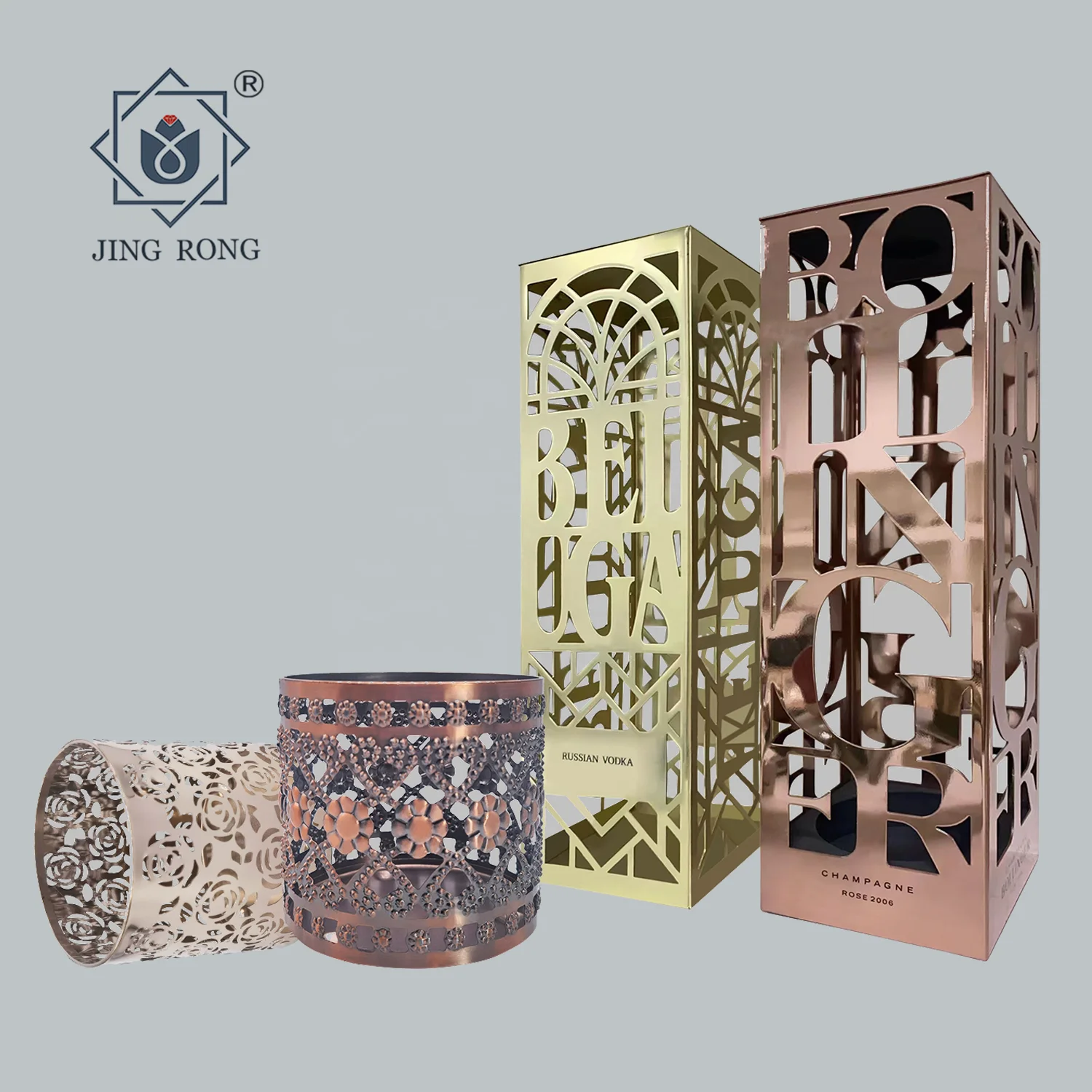 Tea Light Lampshade Candle Lanterns Hollow Out Home Decoration Candlestick Cylinder Metal Zinc Alloy Candle Holder Candle Vessel