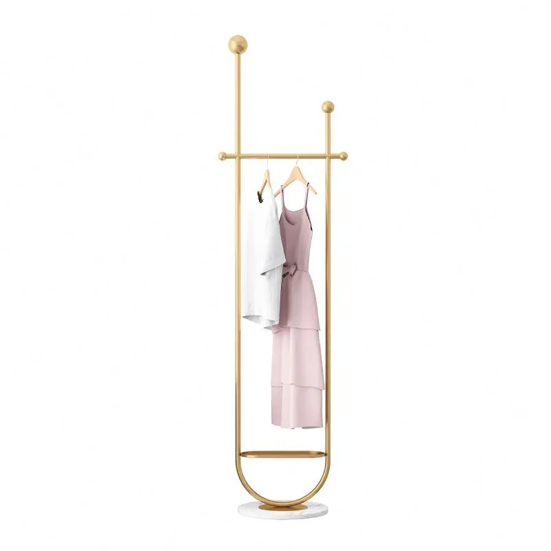 Factory sale various widely used pretty  display metal  garment racks stand