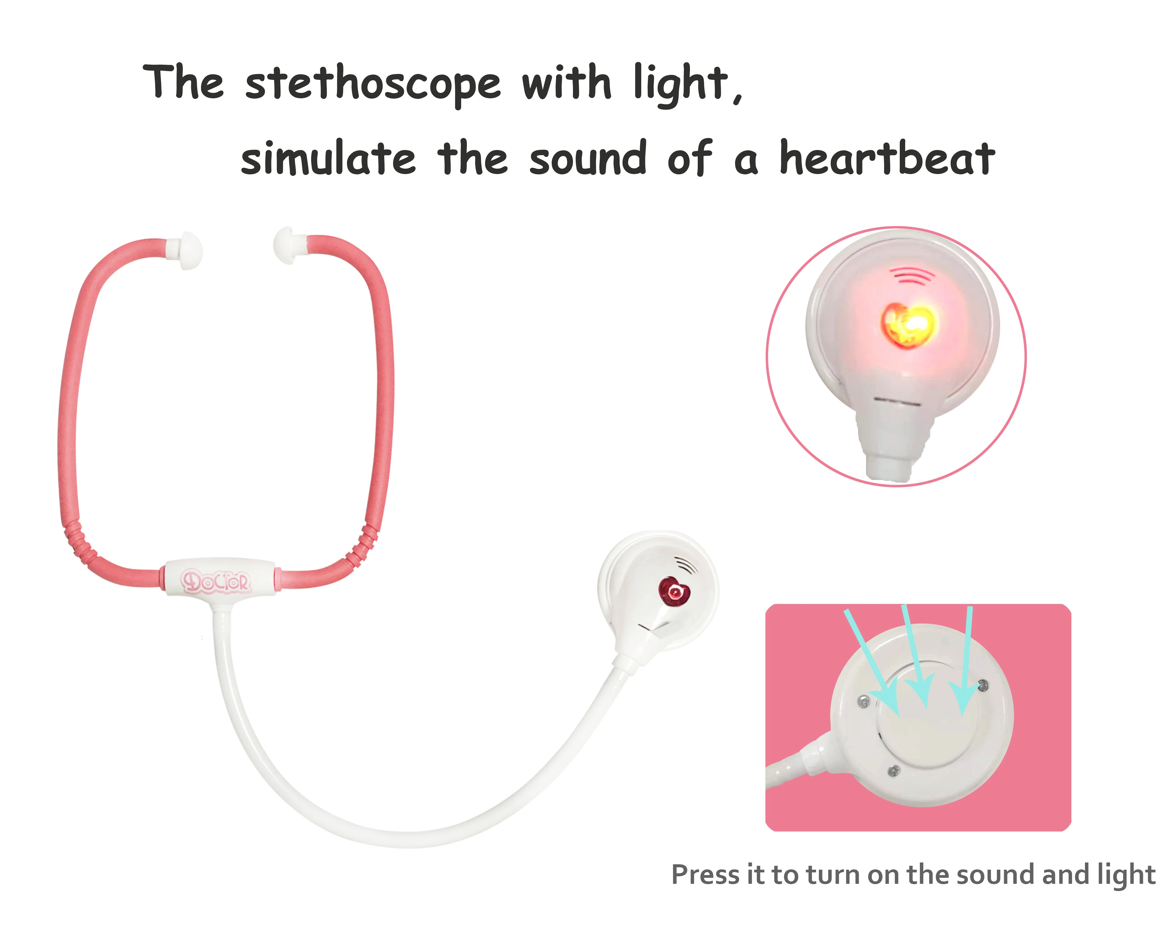 11pcs role playing doctor play set sound and light plastic doctor kit for kids