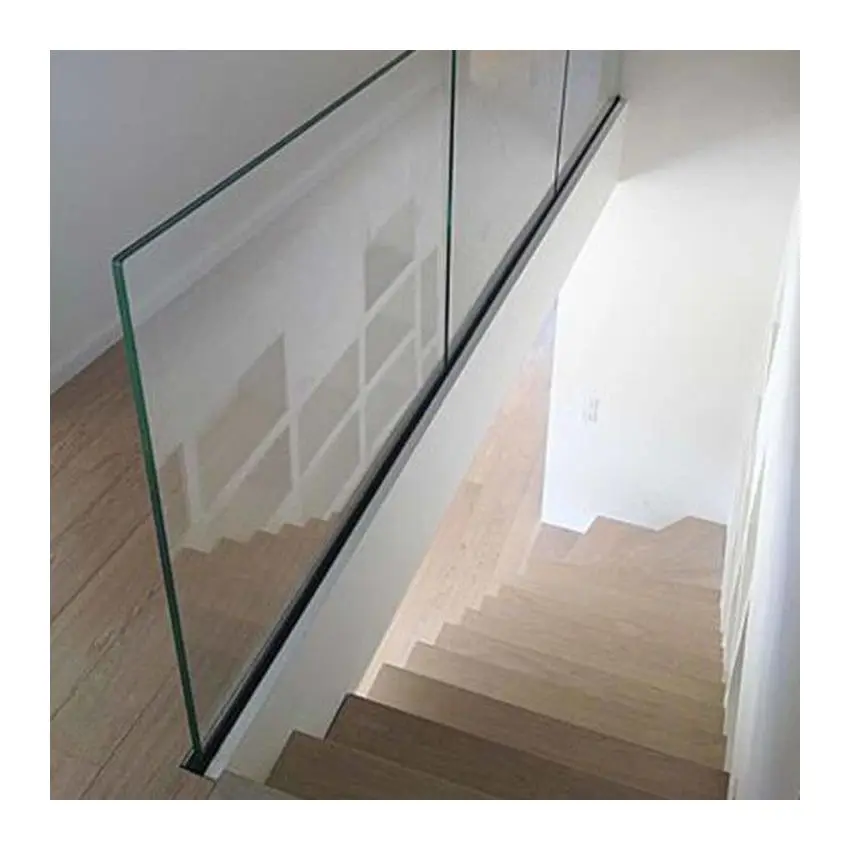 ACE Railing For Staircase Aluminum Base Glass Balustrades Deck Balcony Railing