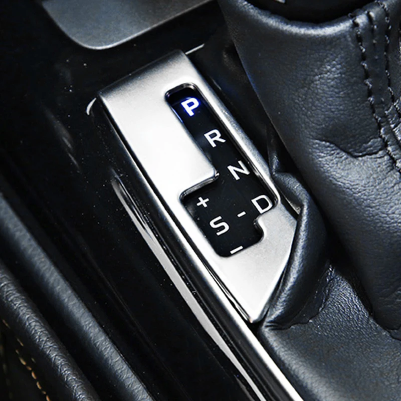 Automotive stainless steel interior accessories OTC is suitable for Toyota 2018 Camry shift button decorative stickers